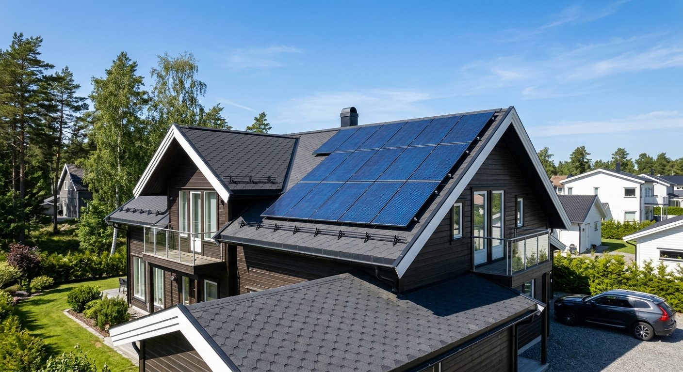 Solceller på taket - Så blir du delvis självförsörjd på elektricitet