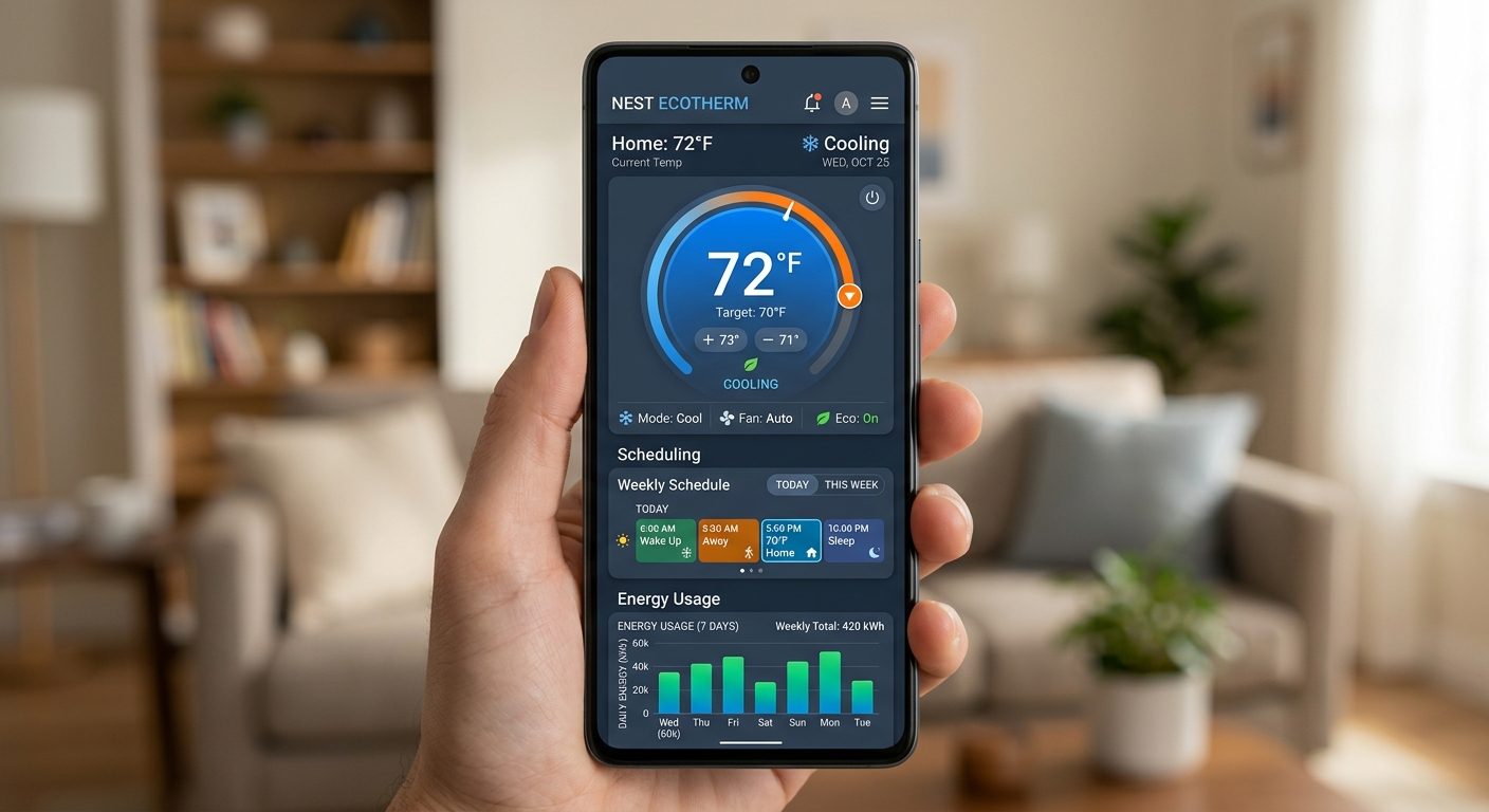 Smart termostat - Automacisk värmereglering som sparar energi och pengar